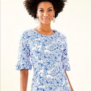 Lilly Pulitzer Fiesta Top “Fancy Feet” Print - NWT